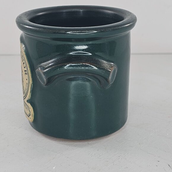 Rogues Manor Green Ceramic Crock Deneen Pottery Small Collectible Decor - Picture 2 of 8